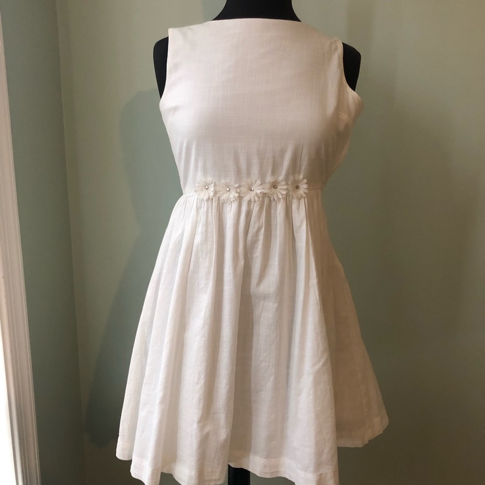 J. Crew Kids White Dress